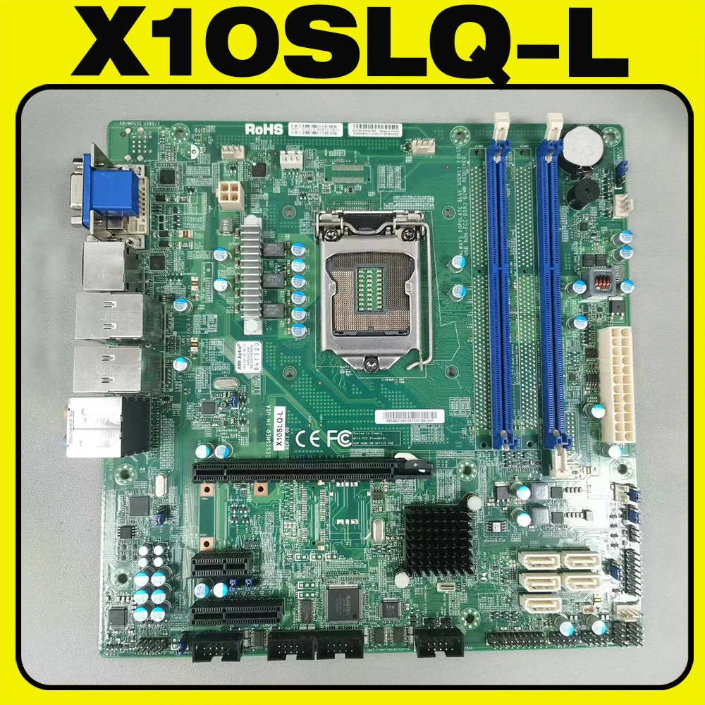 

X10SLQ-L Embedded Desktop Motherboard 4th Gen Core i7/i5/i3 Up to 16GB DDR3 LGA1150 non-ECC For Supermicro