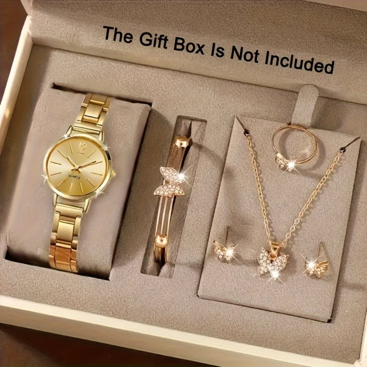 

Набор из 6 модных и повседневных кварцевых часов-украшений, идеально подходящих для повседневного ношения и украшения вечеринок — лучший выбор для подарков.