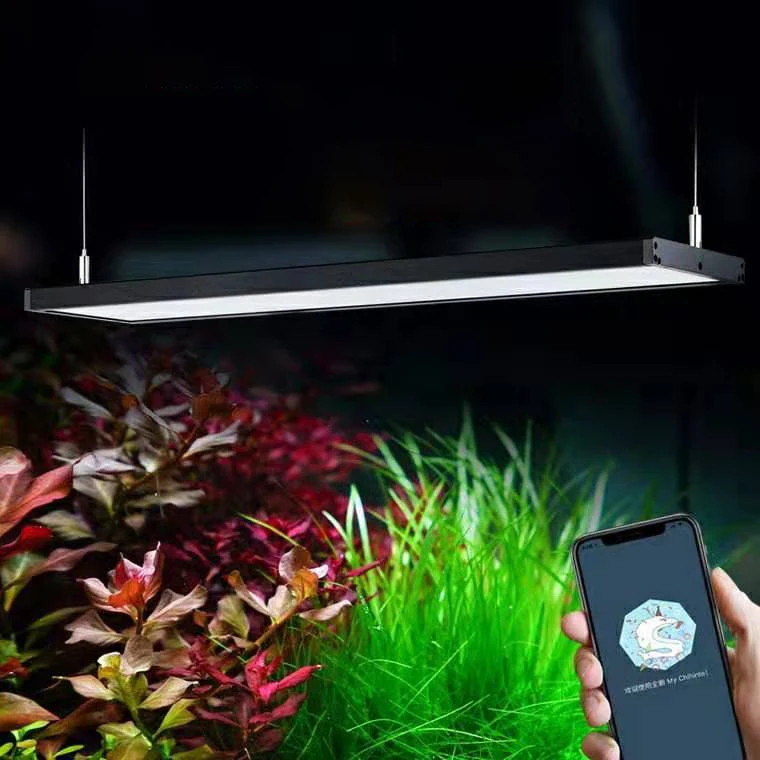 Light Emitting Diode Light Upgrade RGB Full Specturn Bluetooth Control Aquarium Aquarium Lighting Fish Tank Accessories