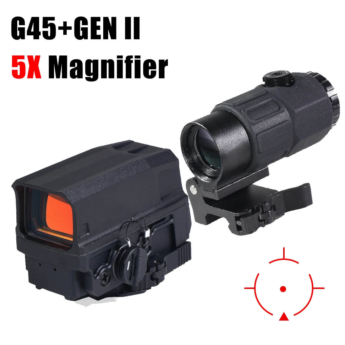 

Tactical Gen I Gen II Red Dot Sight Reflection Hologram Optics Sight Outdoor Hunting Airsoft Scopes Full Original Markings