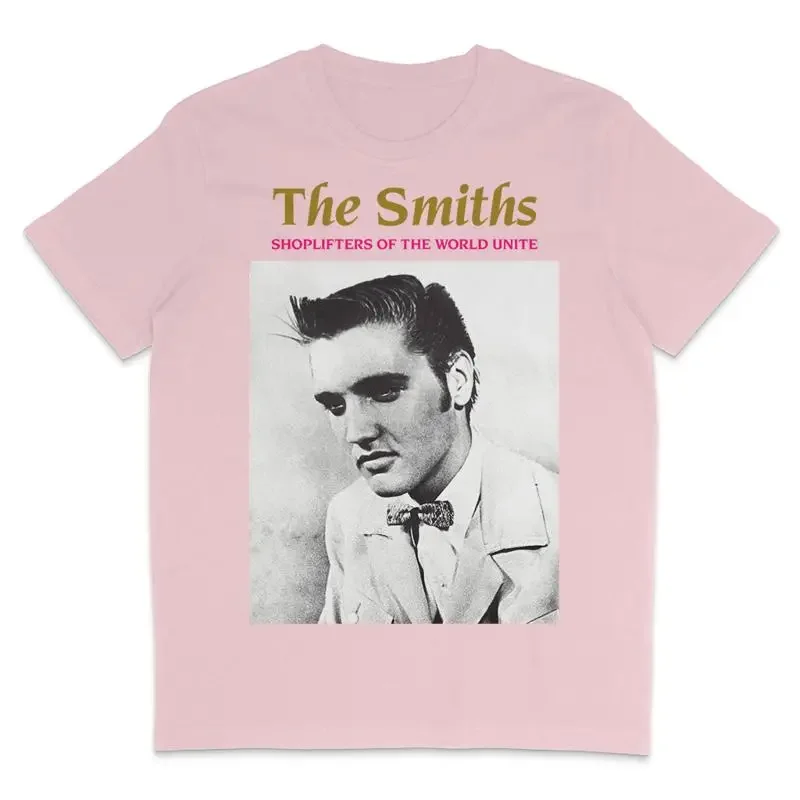 The Smiths Shoplifters Of World Unite 1987 Promo Gold Organic T Shirt