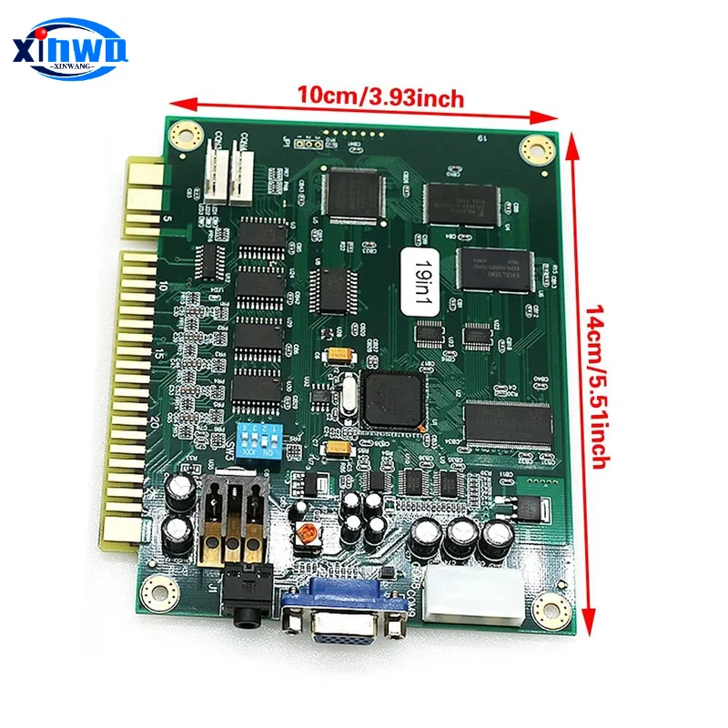 Urct 19-in 1 60 In 1 Game Pcb Board Motherboard For Video Jamma