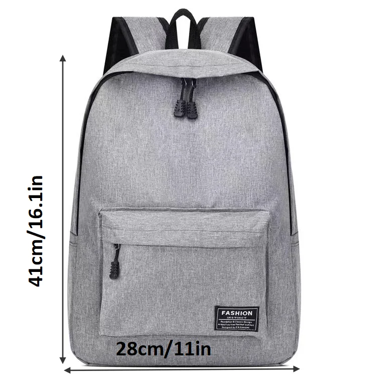 Large Capacity Preppy Backpack, Multi-Scene Versatile (Student/Travel/Commute), Multi-Compartment Storage Versatile Design
