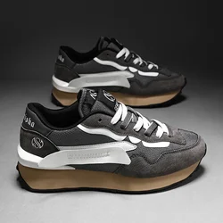 2024 New Autumn Men's Sports Shoes Breathable Running Shoe Man Wear-resistant Lightweight Sneakers for Male Non-slip Fabric Mesh