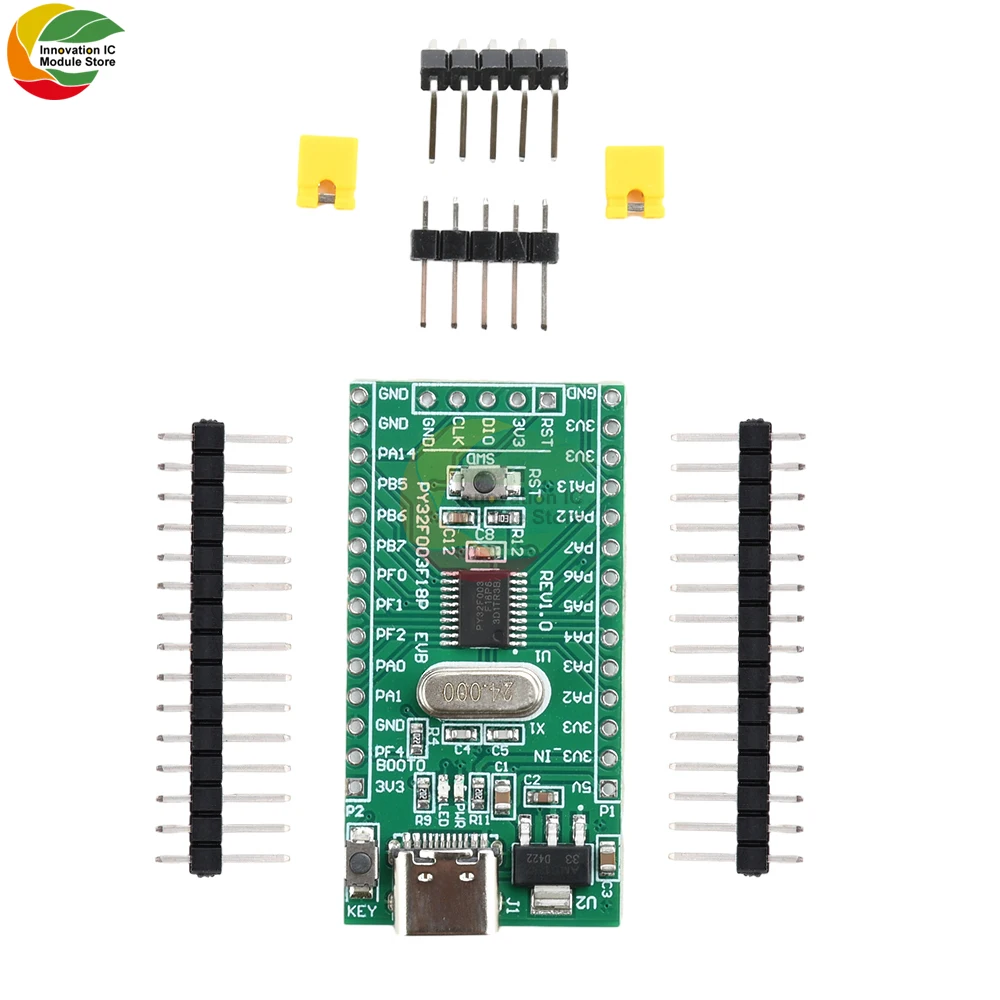 32-bit ARM Cortex-M0+ Inner Core PY32F003F18P6TU 32MHz Development Board Py32F003 Microcontroller System Board Development Board