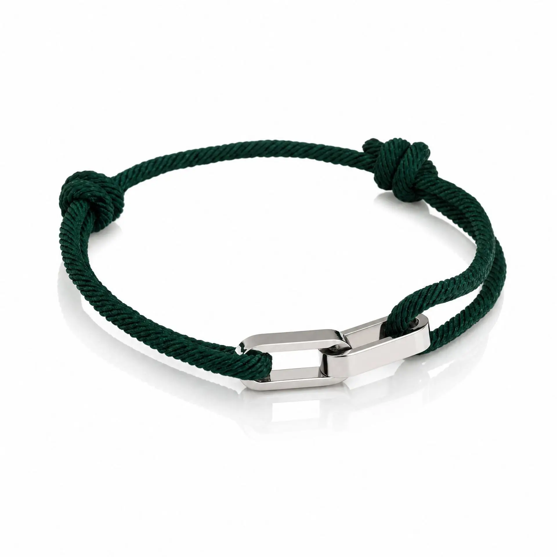 Trendy Adjustable Rope Chain Custom Name Bracelet for Couples