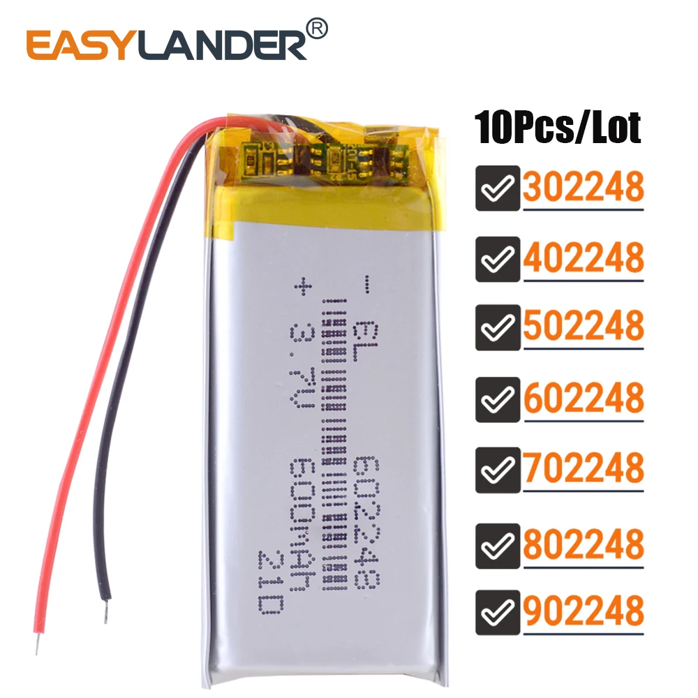 10Pcs/Lot 502248 3.… - image