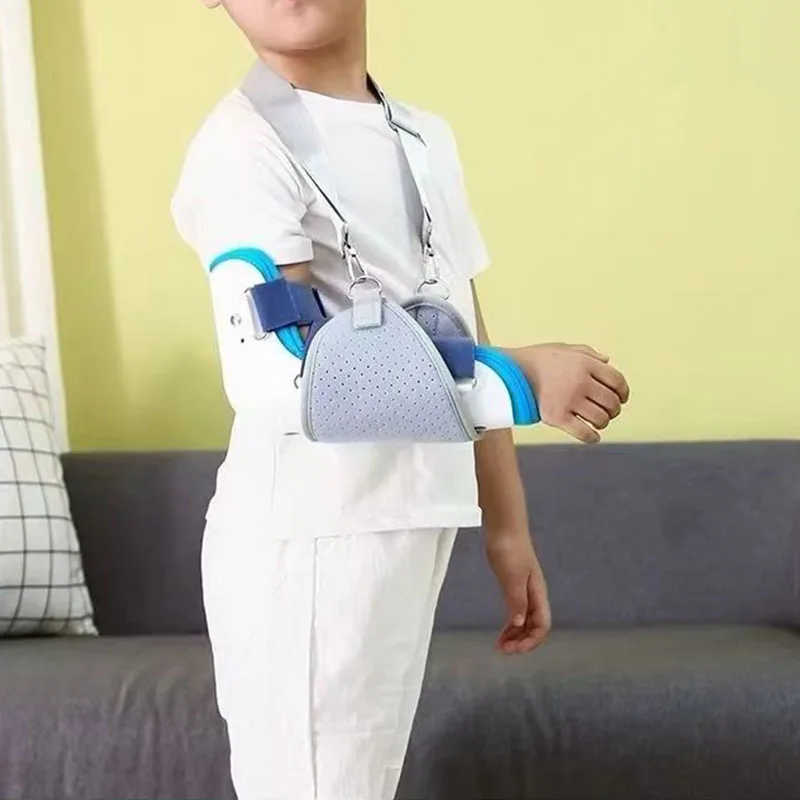Children Orthosis Arm Support Brace-Adjustable Post Op Elbow Stabilizer Splint-For Fractures/Trauma Recovery Support