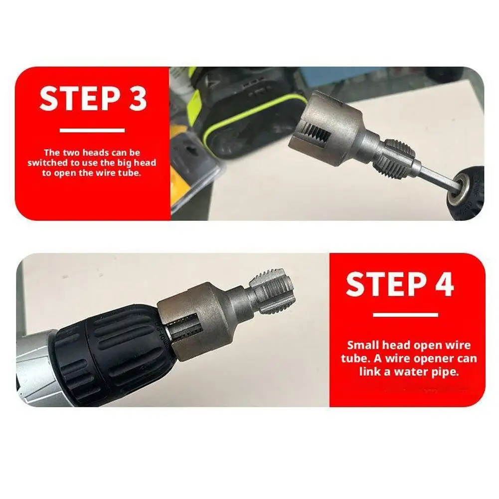 20MM/25MM Tapping Tool Internal Thread External Thread Integrated Die Water Pipe Internal Thread Opener Tool Power Tools
