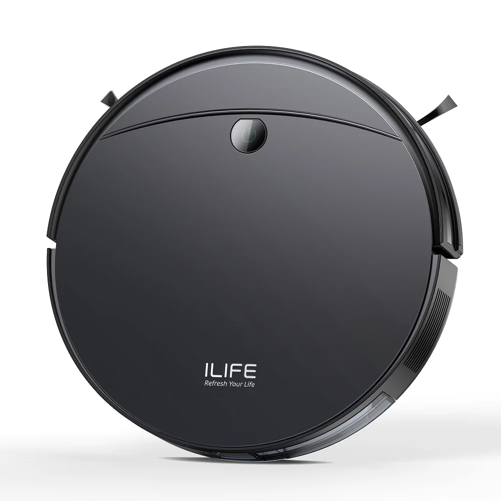 ILIFE V10 Robot aspirateur, aspiration 5000 Pa, Navigation gyroscopique, aspirateur robot auto-chargement, Robot aspirateur à brosse à rouleau pour