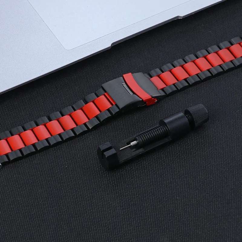 22 مللي متر حزام من الفولاذ المقاوم للصدأ ل الأحفوري GEN 6 5 5e 44 مللي متر/GEN 5 LTE 45 مللي متر حزام الساعات ل الأحفوري Gen 5 جوليانا غاريت كارلايل HR حزام