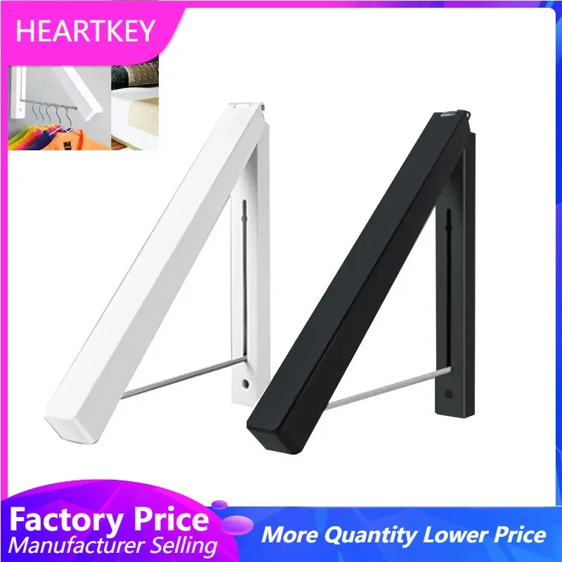 

Home Clothes Hanger Folding Retractable Drying Stand Rack Wall Hanger Retractable Indoor Clothes Hanger Holder Organizer