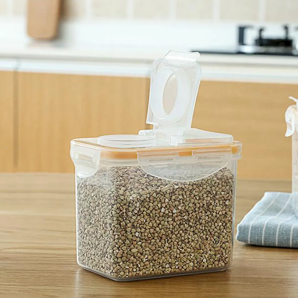 

Sealed Food Container Airtight Jar Grain Storage Pot Dry Kitchen Supplies Plastic Sealed Can Moisture Proof Insect Protection