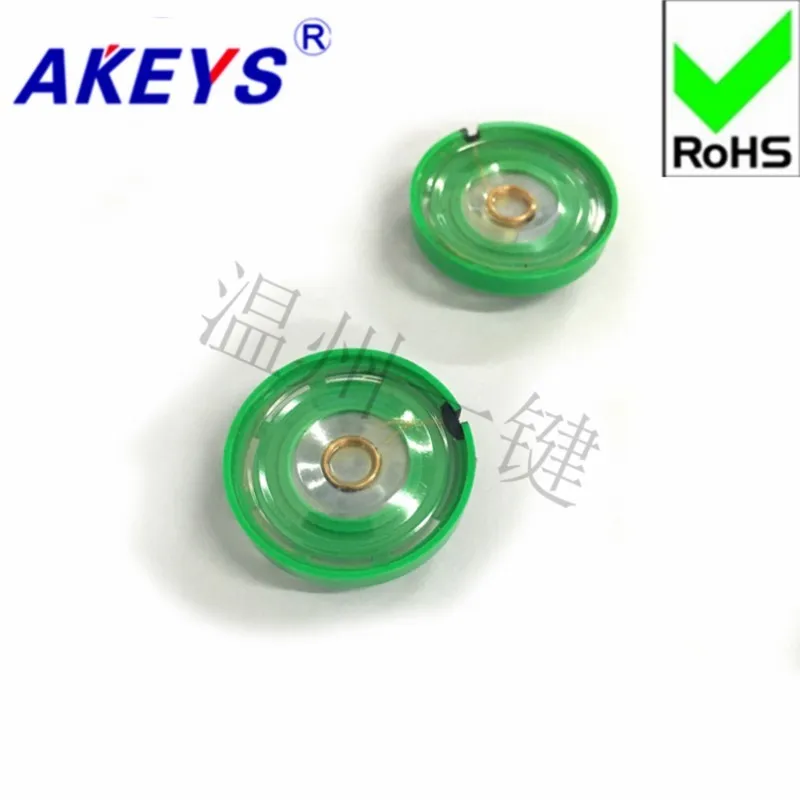 10 PCS Microphone small speaker 29 mm diameter 2.9 cm external magnetic loudspeaker 8 Euro 0.25 W 8R/0.25W green