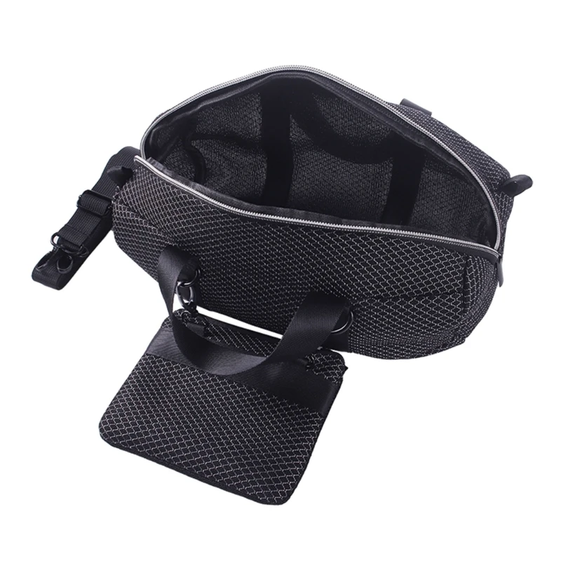 Bolsa transporte tela malla portátil, estuche almacenamiento viaje para altavoz 4/3
