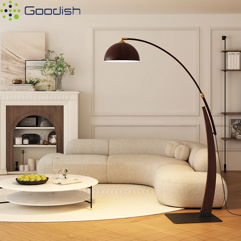 Simplicity Wabi-sabi Luxury High-End Fishing Creative Art Lustre Lights LED Floor Lamps for Bedroom Home Decoration Chandelier