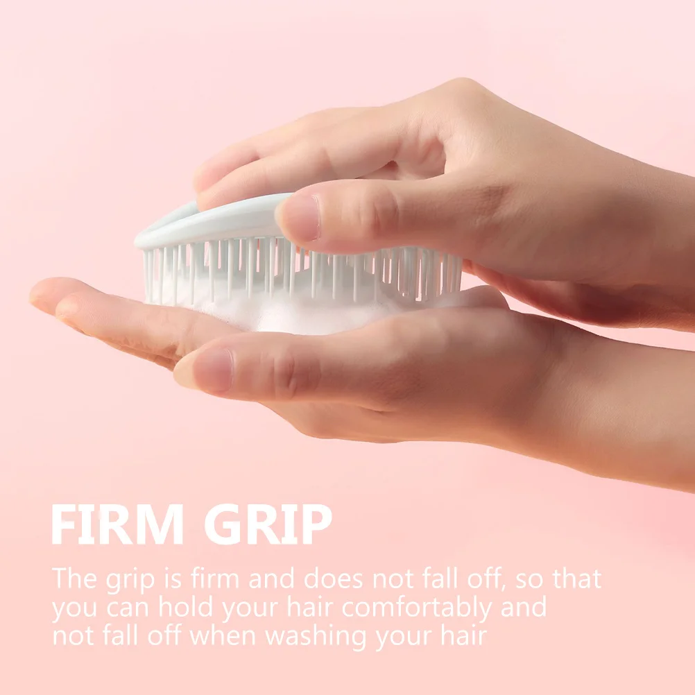 

2Pcs Palm Size Massage Straightening Hair Comb Scalp Massager Anti-Slip Haircare Blow Drying Styling Brush for Women