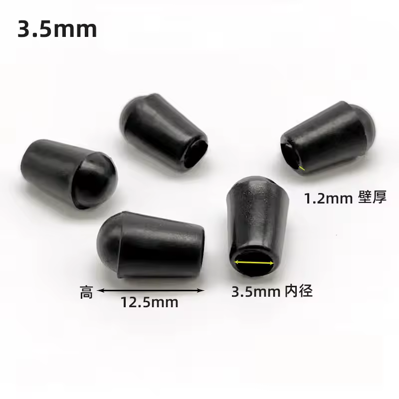 10/20/50PCS PVC Soft Rubber SleeveCable Wire Waterproof Cover Steel Pipe EndCap Thread Protection Caps Coat hanger ProtectiveCap - Image 40