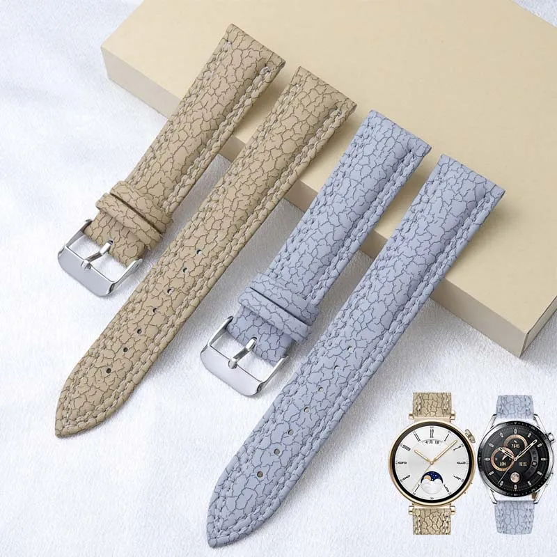 حزام ساعة كلاسيكي من الجلد الكراك، حزام مضمون عالي الجودة يناسب التفضيلات الجمالية للشباب 18 مم 20 مم 22 مم #6