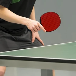 1 Paar Tischtennisschläger mit Gummigriff, Tischtennisausrüstung für Anfänger-Pingpong-Paddel-Tischtennisschläger