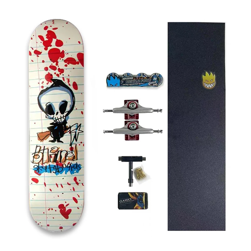 Слепой скейтборд в сборе Canada Maple Deck Pro Skate, размер 8,0/8,25/8,5 дюйма Слепой скейтборд в сборе Canada Maple Deck Pro Skate, размер 8,0/8,25/8,5 дюйма