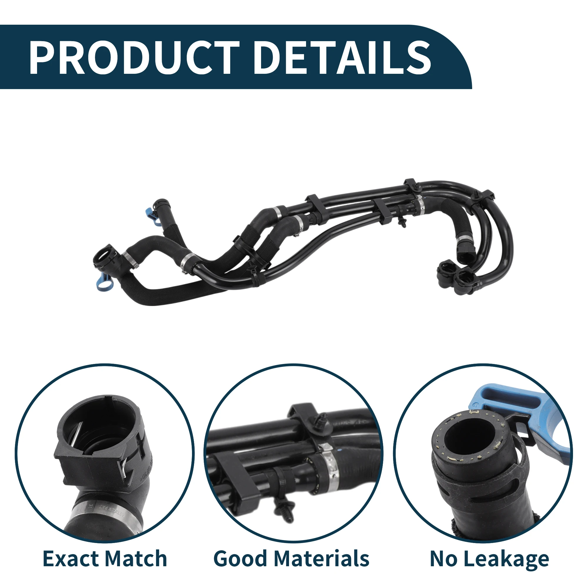 

Шланг радиатора Motoforti, шланг нагревателя No LR093990 для Land Rover для Range Rover Velar 18-21, пластиковая трубка охлаждающей жидкости