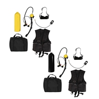 DCCMS DS‑2000 2L Mini   Oxygen Cylinder Set with Diving Goggles Diving Equipment Underwater Oxygen Cylinder Set