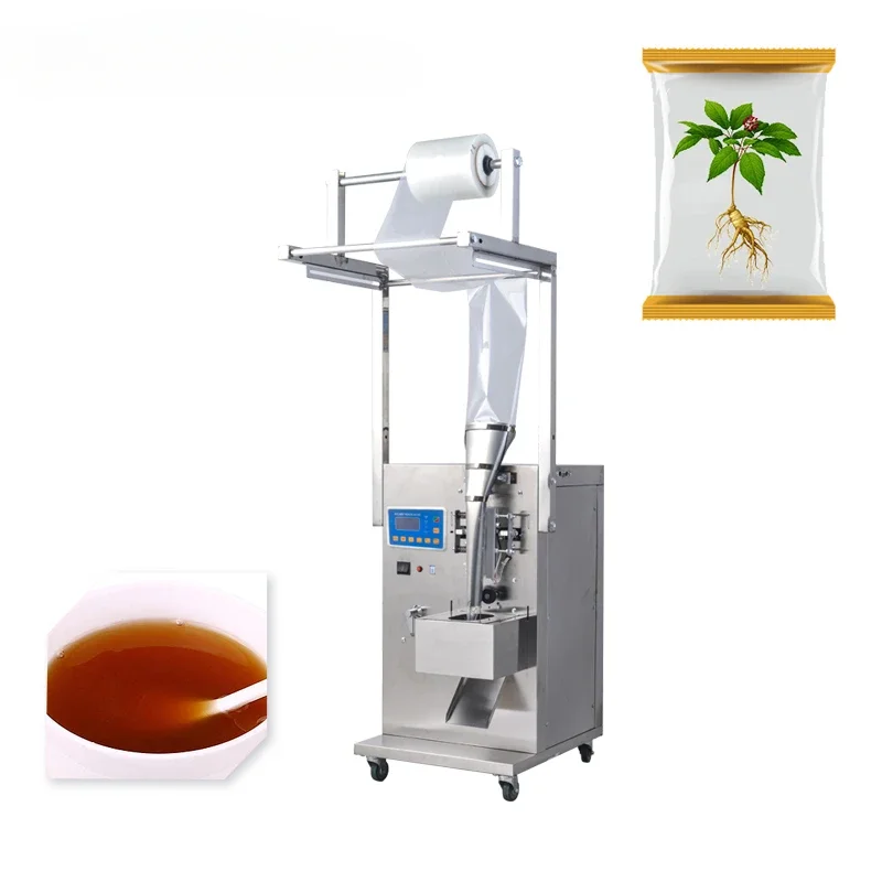 Cooking Oil Water Soybean Milk Powder Liquid Ice Blanket Syrup Plastic Bag Pouch Pollybag Automatic Price Packing Machine