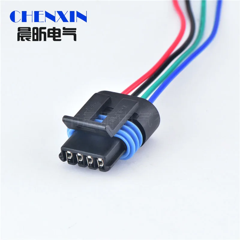 

4-контактный автомобильный разъем Delphi zwarе verzegвере Vrouwelijke mannauto Kabelboom elektrq 12162190 с 15 см проводами