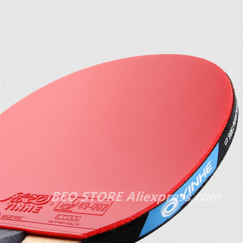 YINHE 9 Star raqueta Galaxy 5 madera + 2 carbon OFF ++ pips-in Goma raquetas de tenis de mesa, palo de ping pong