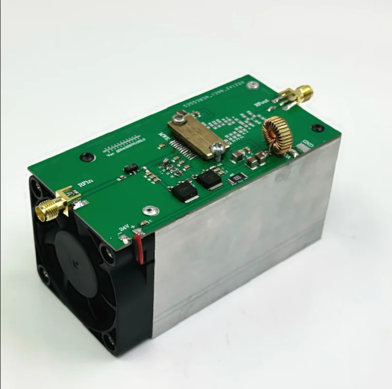 2.4GHz 50W 2.4-2.5GHz 50W RF Power Amplifier  AMP DMR + Deatsink