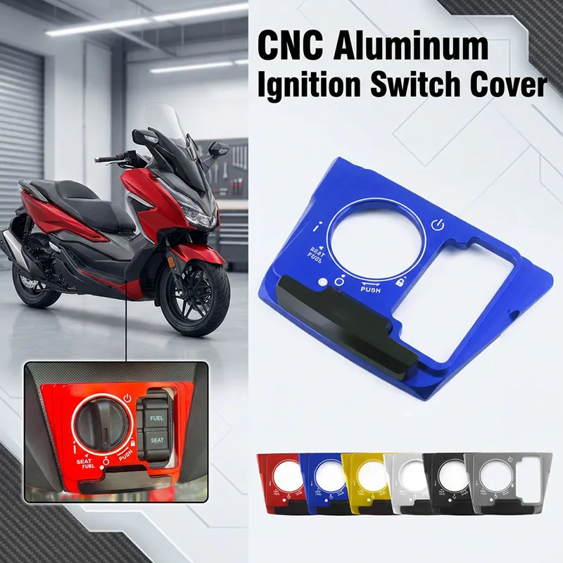 Motorcycle Ignition Switch Cover Electric Door Lock Button Cover Protector For Forza NSS 350 300 125 150 FORZA300 FORZA350 NSS35
