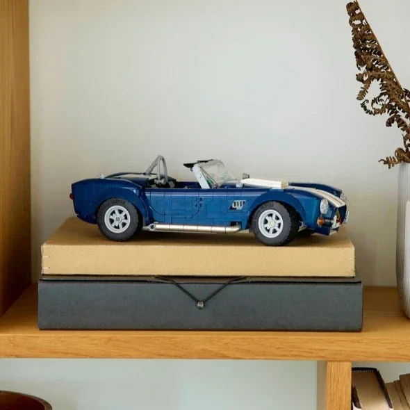 Ideias Shelby Cobra Carro Esportivo 10357 Modelo Conjuntos de Blocos de Construção Decorações de Escritório Presentes de Brinquedo de Aniversário de Natal para Meninos Adultos