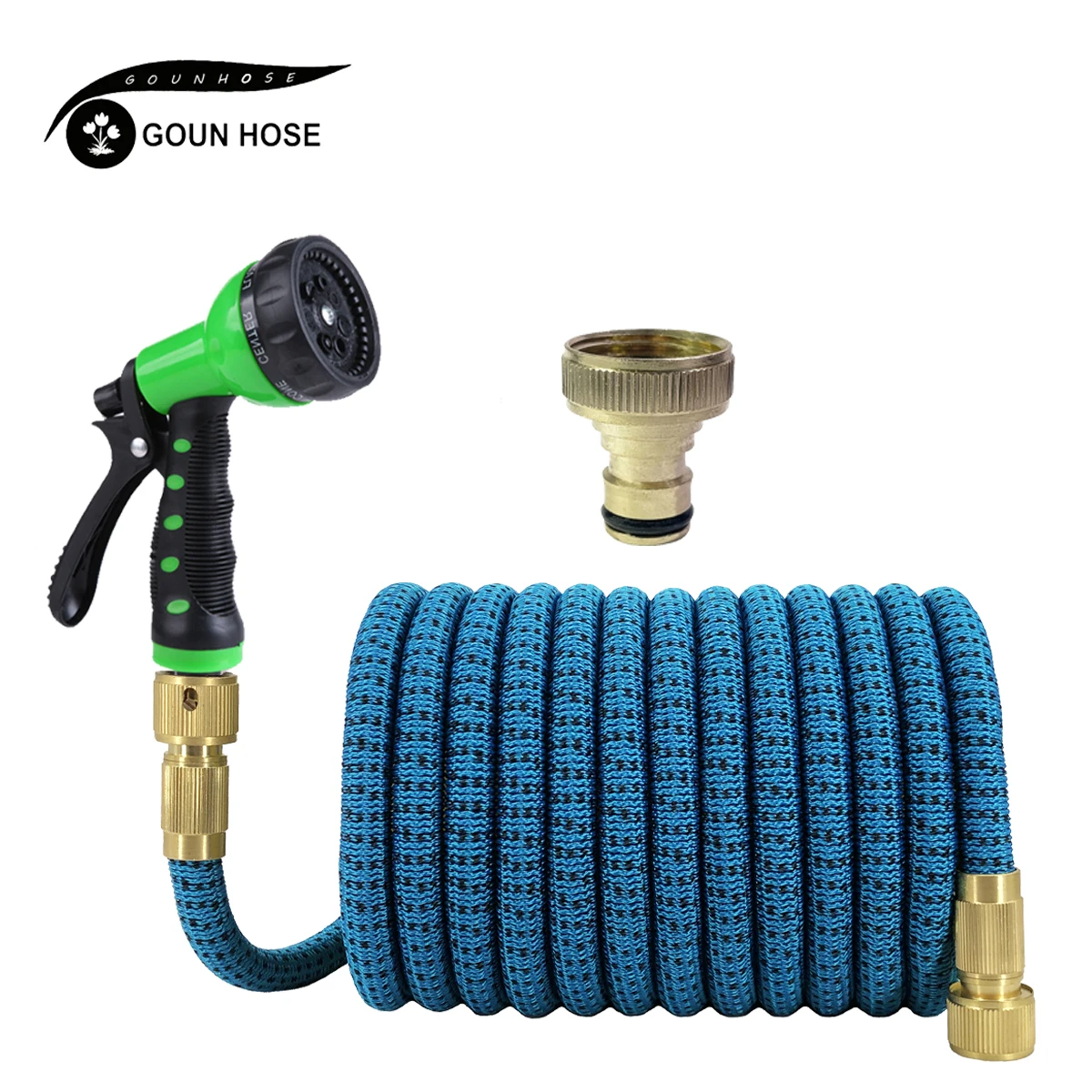 

25ft-125ft New Expandable Magic Hose High Pressure Car Wash Hose With Spray Gun Set Outdoor Watering Irrigation Tool Garden Hose