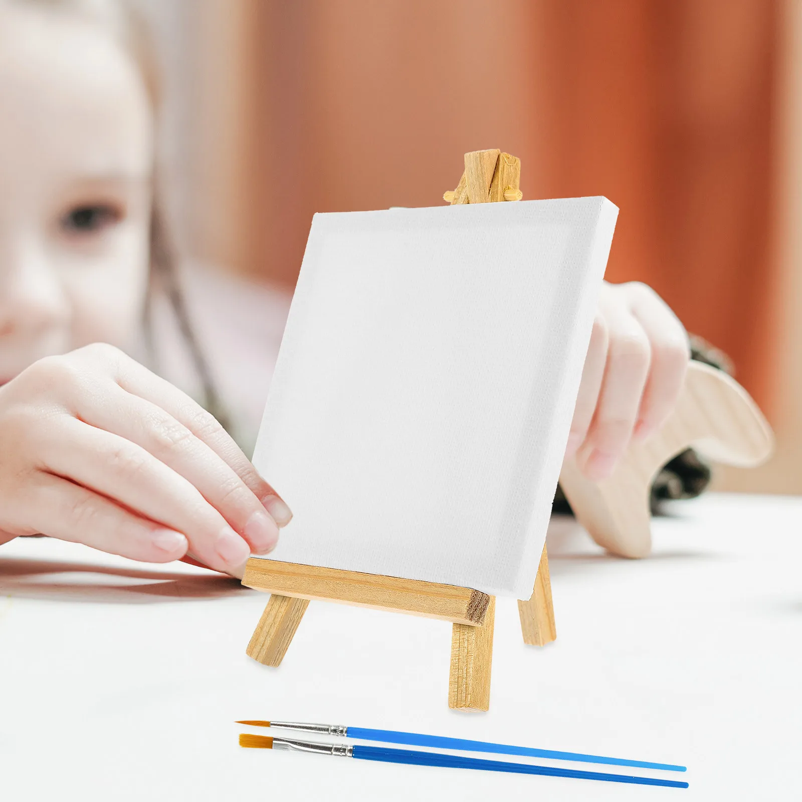 1 مجموعة اللوحة الحامل عدة حامل خشبي خفيف الوزن لزيت القماش الاكريليك الغواش المبتدئين طالب الفنان هواية الحامل الصغير