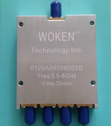 New Volken 0.5-6 GHz RF 4 Way Divider 1 Point 4 Power Divider 0120A04056002D