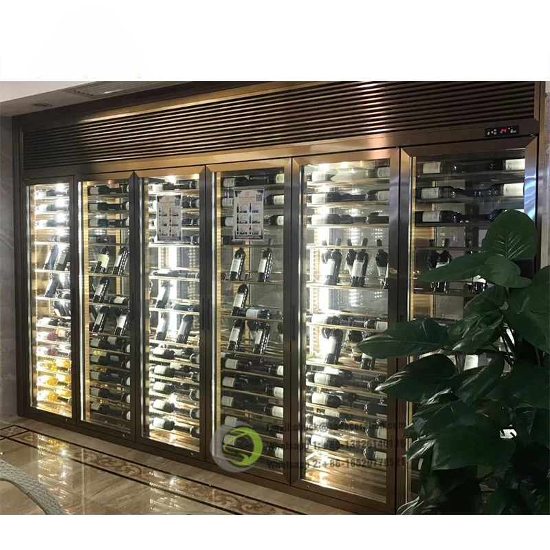 

Luxury Living Room Wine Furniture Home Bar Cabinet Glass Wine Liquor Shop Display Cabinet