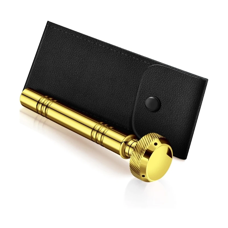 Pocket Holy Water Sprinkler With Leather Case, Religious Pocket Aspergillum Tool For Ceremonies Gift for Clergy Member