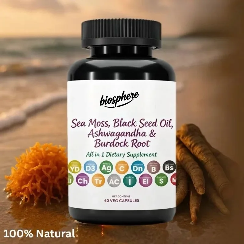 Rumput laut, minyak biji hitam - Black Seed Oil Capsule ulasan dan harga