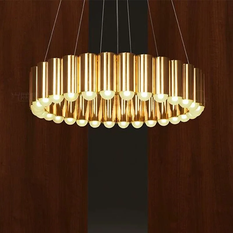 

Скандинавский подвесной светильник-кольцо, золотистый/черный/серебристый каркас, подходит для декора столовой, с регулируемой яркостью