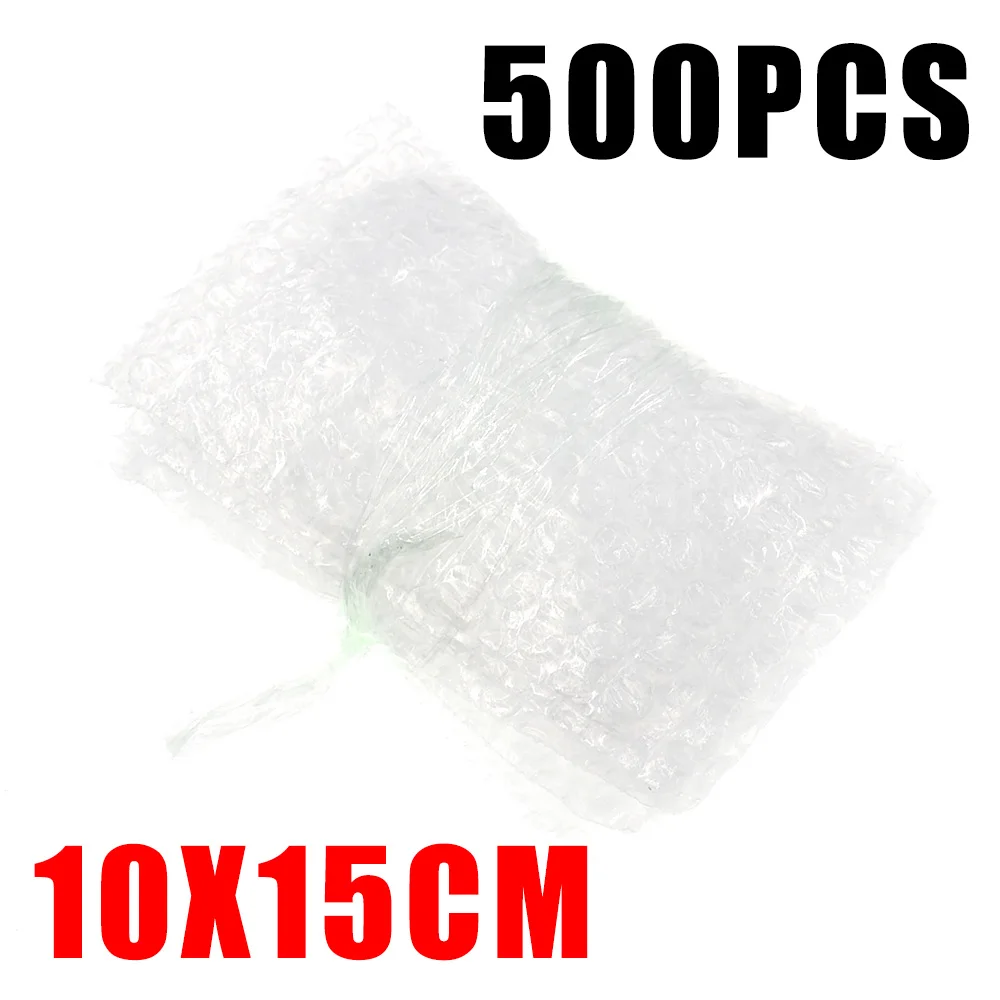 

500Pcs 10x15cm PE Clear Protective Bubble Bag Foam Packing Bags Shockproof Envelopes Gift Wrap Package Cushioning Covers