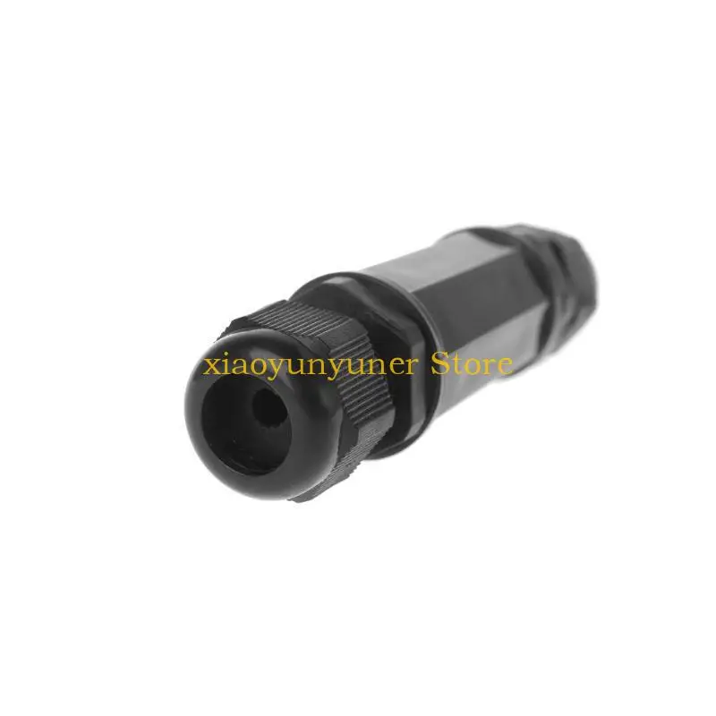 P9JB RJ45 موصل مقاوم للماء IP67 موصل كبل شبكة Ethernet مزدوج للرأس