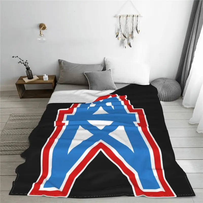 Houston Oilers Blanket Home For Bed On The Sofa Cover Blanket Family Expenses