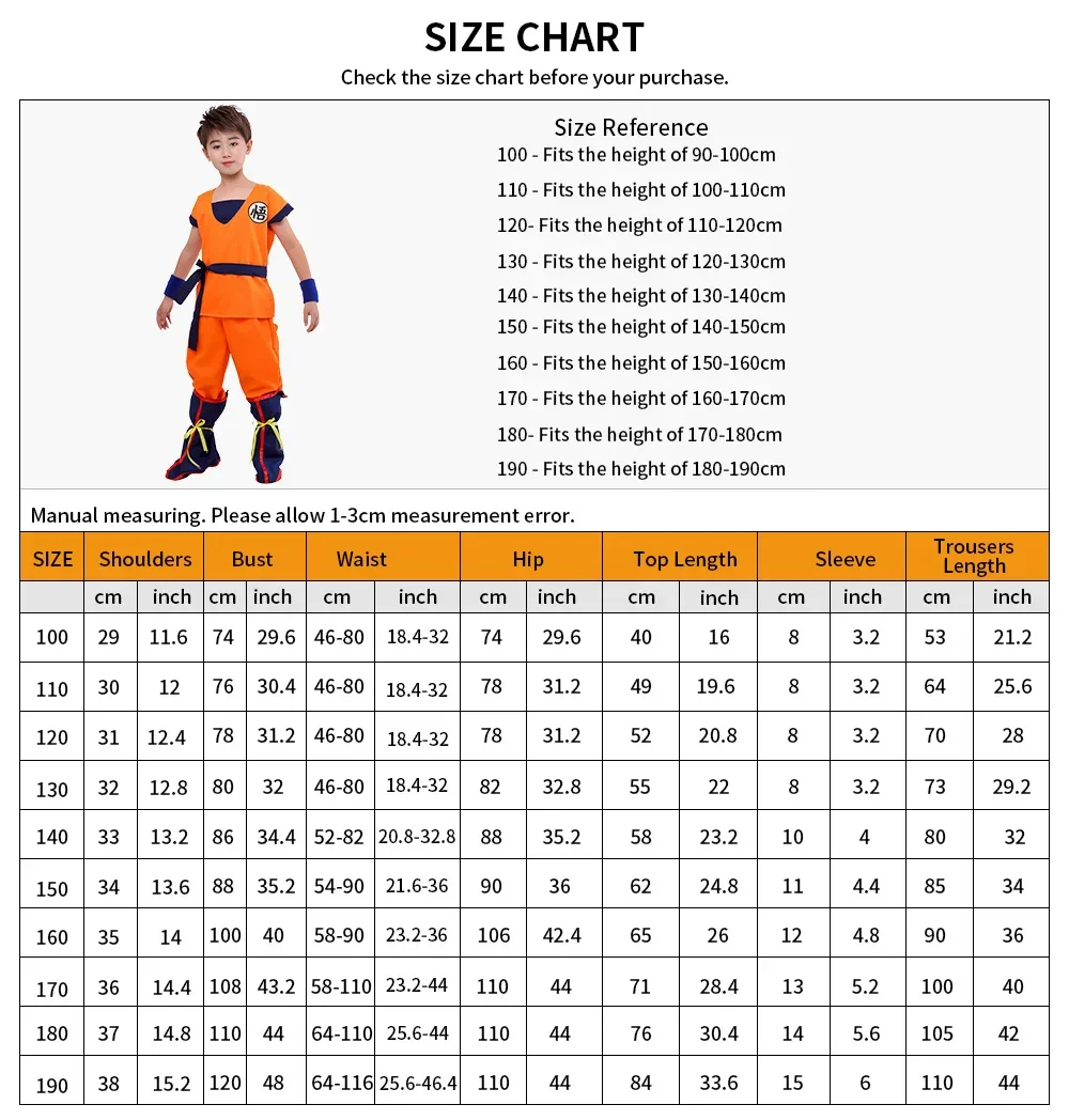 Adult Kids Son Goku Gui Carnival Cosplay Anime Costumes Halloween parties and Holiday Including Tail  Wrist Wig Blue Gold Design view 3