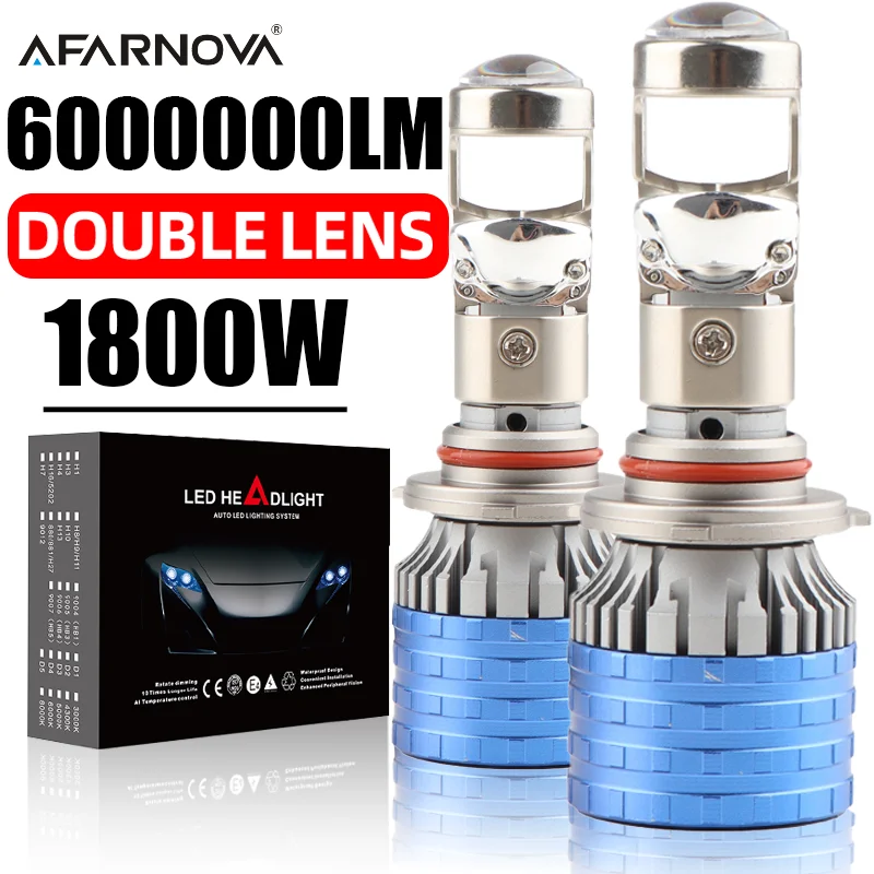 

H7 H4 Светодиодные линзы проектора H8 H11 H9 9005 HB3 9006 HB4 Автомобильные фары 8545 CSP Canbus Мощные мини-фара