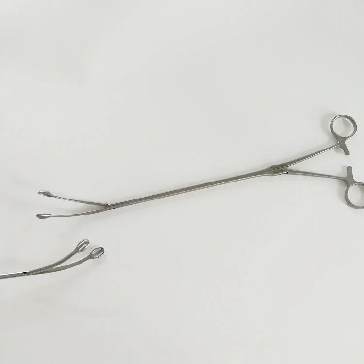 Pinza per presa linfonica in acciaio inossidabile per toracoscopia medica
