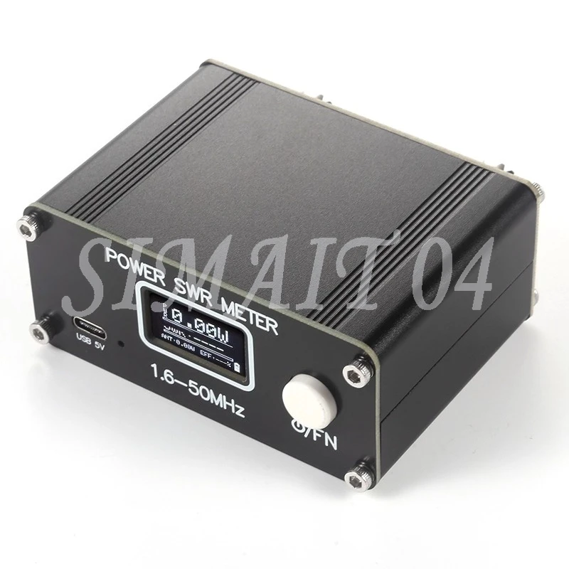 150W Digital Display Power Standing Wave Meter SWR HF Short Wave Band Power Meter 1.6-50 MHz