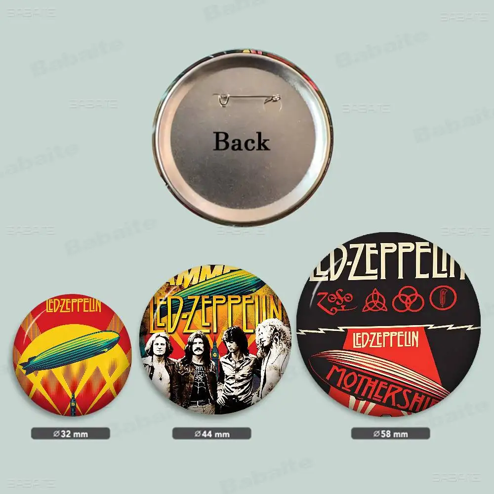 الفرقة L-Led Z-Zeppelin الإبداعية صفيح لينة زر دبابيس الحيوان أيقونة بروش التلبيب على ظهره شارة الملحقات