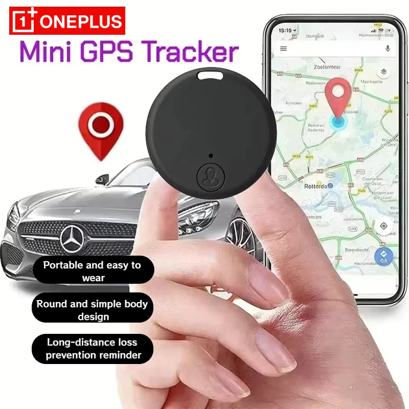 Oneplus Bluetooth 5.3 GPS Smart Tracker Air Tag Haustier-Anti-Verlust-Gerät für Senioren, Kinder, Geldbörsen-Ortung für iOS und Android Finder Locator