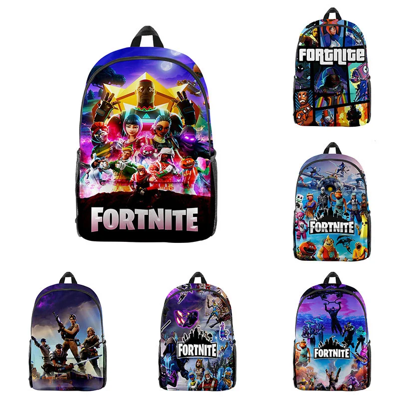 

44 см игровой рюкзак Fortnite для женщин и мужчин, школьников, косплей, сумка для книг, подходит для 17-дюймовых ноутбуков, школьный рюкзак, подарочная игрушка